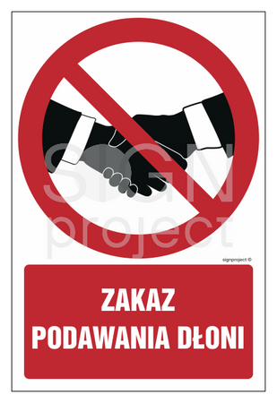 GC091 No Handshaking - Pack of 10