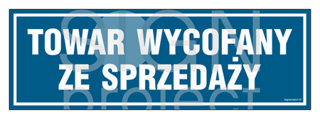 PA383 Towar wycofany ze sprzedaży