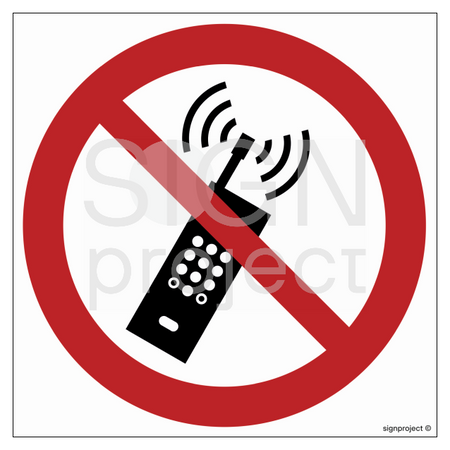 GA013 Prohibition of mobile phones