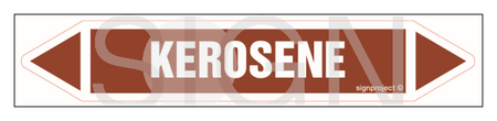 JF235 KEROSENE - sheet of 5 stickers