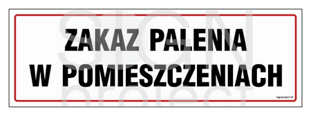 NC050 Zakaz palenia w pomieszczeniach