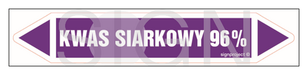 JF251 KWAS SIARKOWY 96% - arkusz 5 naklejek