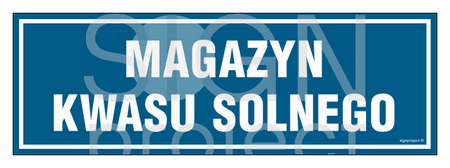 PA349 Magazyn kwasu solnego