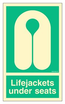 FB086 Lifejackets under seats