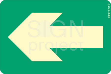 EB003 Direction to emergency exit - pack of 10