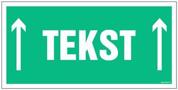 Znak na zamówienie Wzór A-9 - arkusz 6 naklejek