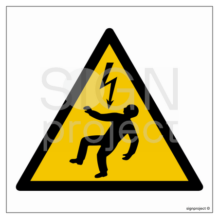 GE015 Step voltage - sheet of 12 stickers
