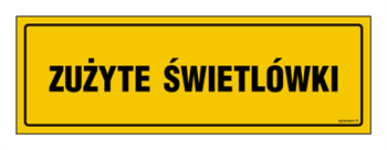 NC126 Zużyte świetlówki