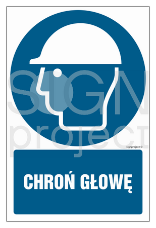 GL004 Chroń głowę - opakowanie 10 sztuk