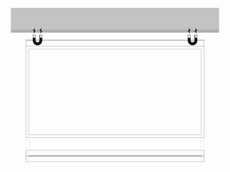 EM105 Flexible sign carrier (magnetic)