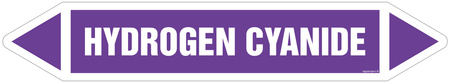 JF216 HYDROGEN CYANIDE - sheet of 2 stickers