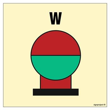 FE087 Fixed Water fire extinguishing bottle in protected area