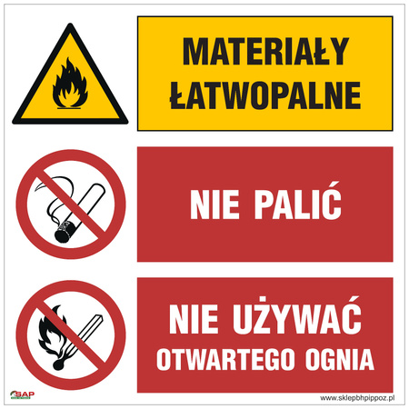 GO001 Materiały łatwopalne - Stopka SAP