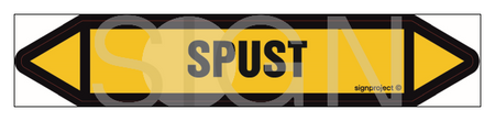 JF430 SPUST - arkusz 5 naklejek