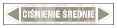 JF083 MEDIUM PRESSURE - sheet of 5 stickers