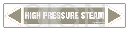 JF207 HIGH PRESSURE STEAM - sheet of 2 stickers