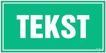 Znak na zamówienie Wzór A-12 - arkusz 6 naklejek