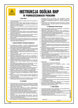 IAG28 Instrukcja BHP w pomieszczeniach piekarni
