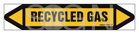 JF391 RECYCLED GAS - arkusz 5 naklejek