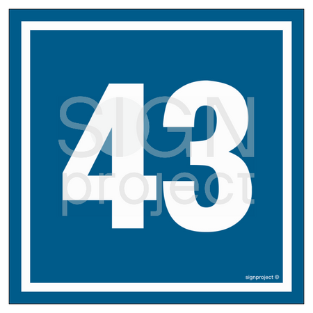 PA443 Number 43