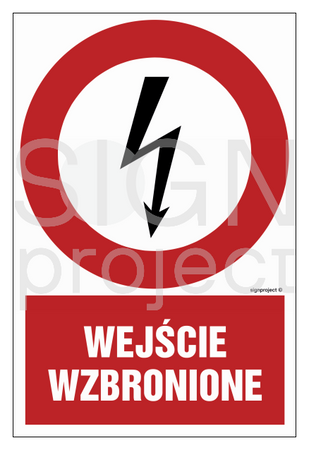 HC004 Wejście wzbronione