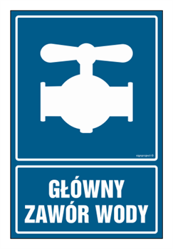 JD043 Główny zawór wody - arkusz 9 naklejek
