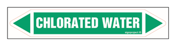 JF067 Chlorated water - sheet of 2 stickers