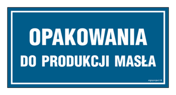 ND022 Opakowania do produkcji masła