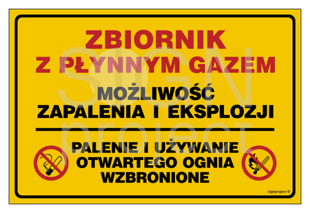 JD019 Zbiornik z płynnym gazem - możliwość zapalenia i eksplozji