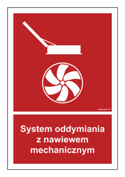 BC060 System oddymiania z nawiewem mechanicznym - arkusz 9 naklejek
