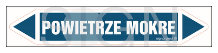 JF339 POWIETRZE MOKRE - arkusz 5 naklejek