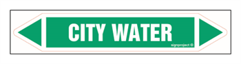 JF082 City water - sheet of 2 stickers