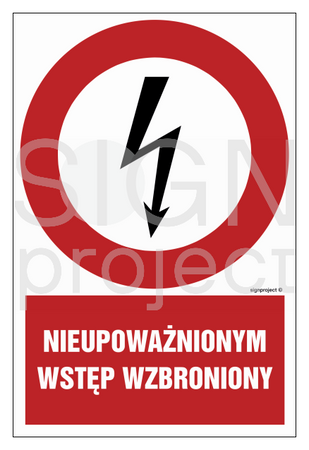 HC010 Nieupoważnionym wstęp wzbroniony