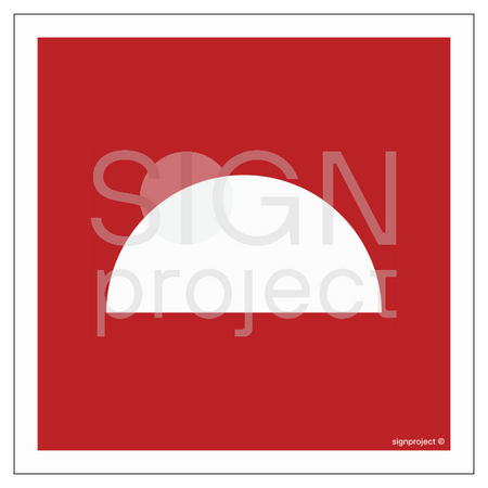 BA005 Set of firefighting equipment - sheet of 12 stickers