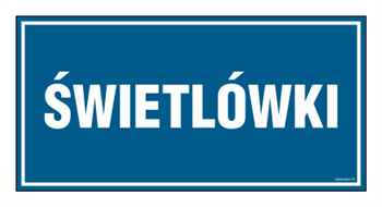 PA556 Świetlówki - arkusz 6 naklejek