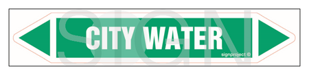 JF082 City water - sheet of 2 stickers