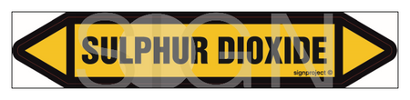 JF441 SULFUR DIOXIDE - sheet of 16 stickers