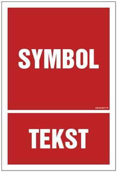 Znak na zamówienie Wzór B-001