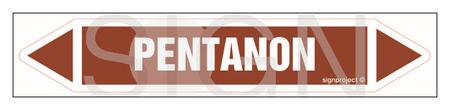 JF320 PENTANON - sheet of 5 stickers