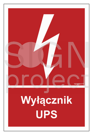 BC048 Wyłącznik UPS