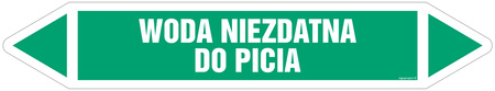 JF492 WODA NIEZDATNA DO PICIA - arkusz 5 naklejek