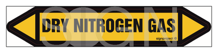 JF135 Dry nitrogen gas - arkusz 4 naklejek
