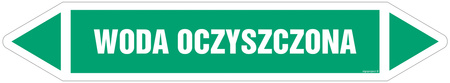 JF494 WODA OCZYSZCZONA - arkusz 4 naklejek