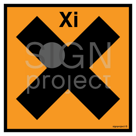 LA009 Irritant - sheet of 12 stickers