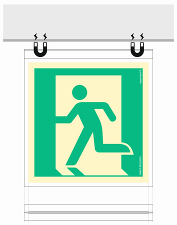 EM103 Flexible sign carrier (magnetic)