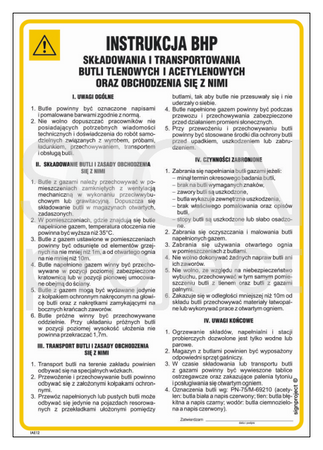 IAE12 Instructions for storing and warehousing goods in a shop