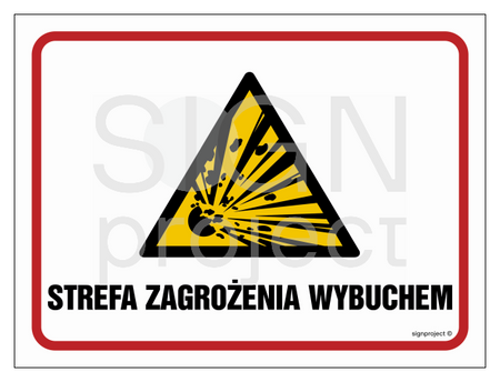 NB008 Explosion hazard zone