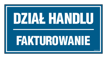 PA510 Dział handlu Fakturowanie - opakowanie 10 sztuk