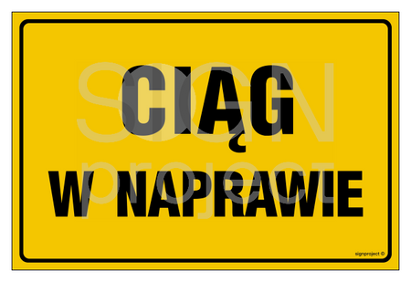JD011 Ciąg w naprawie