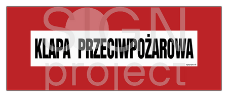 BC116 Klapa przeciwpożarowa